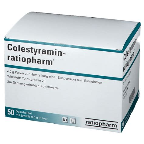 colestyramin ratiopharm pulver